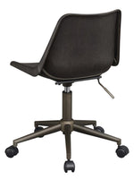 Mahsa Brown Leatherette Adjustable Office Chair