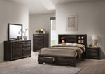 Merveille Espresso Wood Chest with 5 Drawers