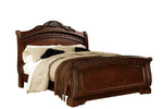 North Shore 6-Pc Dark Brown Wood Cal King Sleigh Bedroom Set (Oversized)