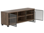 Nayeli Aged Walnut Wood 59" TV Console