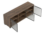 Nayeli Aged Walnut Wood 59" TV Console