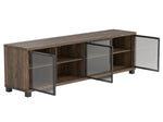 Nayeli Aged Walnut Wood 71" TV Console