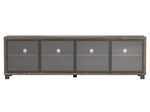 Nayeli Aged Walnut Wood 71" TV Console