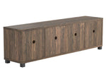 Nayeli Aged Walnut Wood 71" TV Console