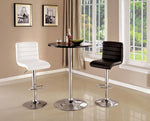 Nessa Black Plastic/Chrome Bar Table