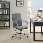 Nneka Grey Fabric Adjustable Office Chair