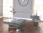 Noralie Mirrored/Faux Diamonds Coffee Table