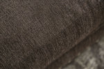 Pauline Dark Brown Chenille Loveseat