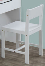 Ragna White Wood Side Chair