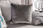 Renesmee Gray Chenille Microfiber Loveseat