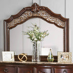 Menodora Brown Cherry Wood Frame Mirror