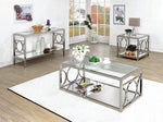 Rylee Chrome Glass/Metal Coffee Table