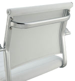 Sedona White Leatherette/Metal Bar Stool