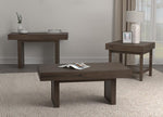 Seong Wheat Brown Wood Storage Sofa Table