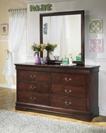 Alisdair Dark Brown Wood 6-Drawer Dresser