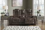 Game Zone Bark Power Recliner Loveseat