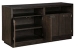 Hyndell Dark Brown Wood Dining Server