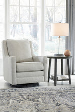 Kambria Frost Swivel Glider Accent Chair