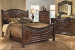 Leahlyn Warm Brown Wood 7-Drawer Dresser