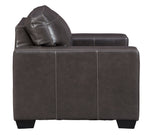 Morelos Gray Leather Chair