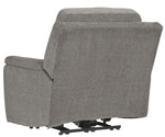 Mouttrie Smoke Fabric Power Recliner