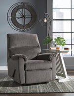 Nerviano Gray Zero Wall Manual Recliner