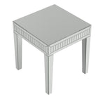 Silje Ultra-Glam Mirrored Side Table