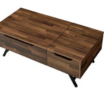 Throm Walnut Wood Coffee Table with Lift Top