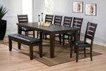 Urbana Espresso Wood Rectangular Dining Table