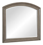 Vermillion Gray Cashmere Finish Wood Dresser Mirror