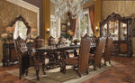 Versailles 2 Light Brown PU/Fabric/Cherry Oak Side Chairs