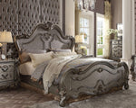 Versailles Antique Platinum Wood Queen Bed (Oversized)