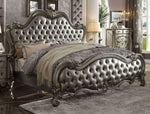 Versailles II Silver/Antique Platinum Queen Bed (Oversized)