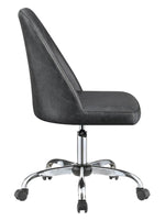 Wisdom Grey Leatherette Adjustable Office Chair