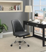 Wisdom Grey Leatherette Adjustable Office Chair