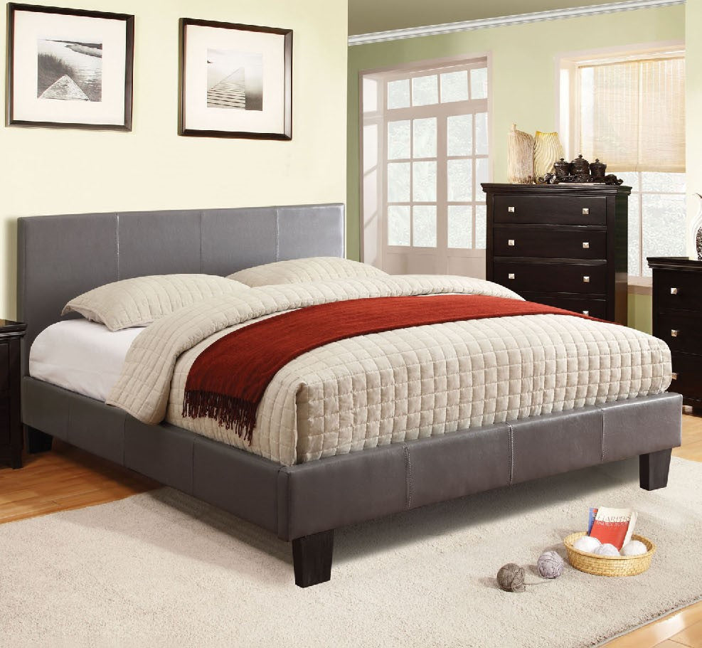 Winn Park Gray Cal King Bed (Oversized)