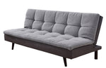 Emma Light Gray Linen Fabric Sofa Bed