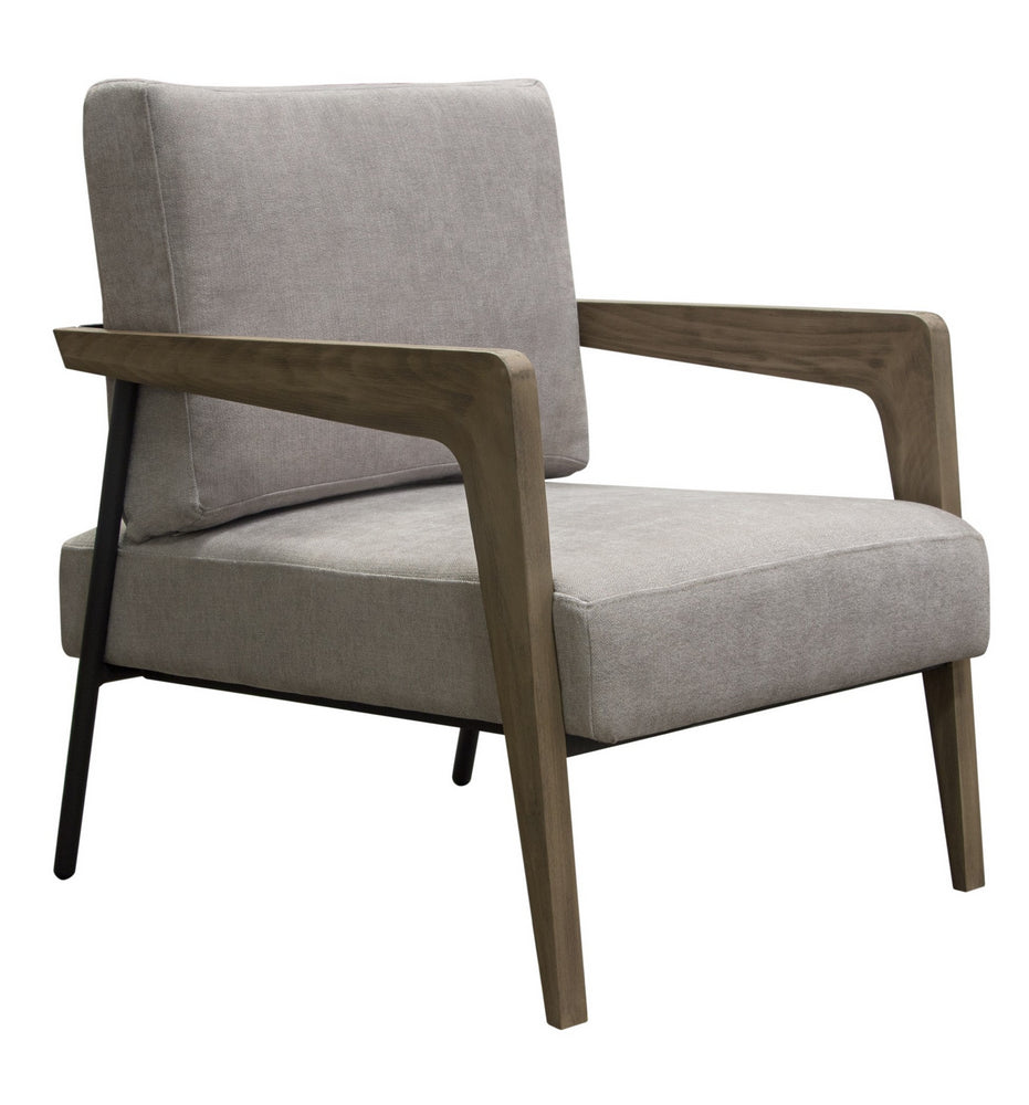 Blair Grey Fabric Accent Chair