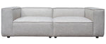 Vice Barley Plush Textured Fabric Modular 2-Seat Sofa