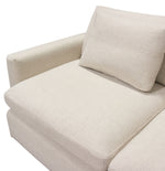 Arcadia 3-Pc Cream Fabric Sectional Sofa