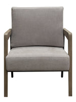 Blair Grey Fabric Accent Chair