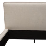 Cloud Sand Fabric Upholstered Queen Bed