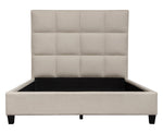 Devon Sand Fabric Upholstered King Bed