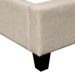 Devon Sand Fabric Upholstered Queen Bed