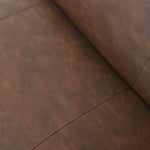 Jordan Chocolate Leatherette/Black Metal Side Chair