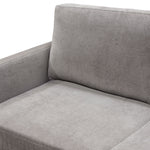 Kelsey Grey Fabric Reversible Sectional (Oversized)