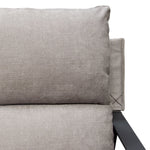 Miller Grey Fabric Sling Accent Chair