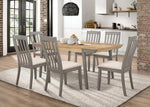 Nogales 2 Coastal Grey Wood/Fabric Side Chairs