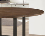 Sanford Cinnamon/Espresso Extendable Counter Height Table