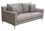 Seattle Grey Fabric Loveseat